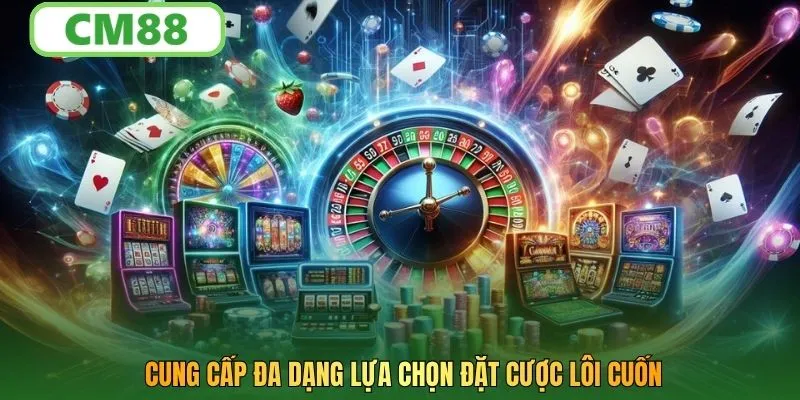 Cung cấp đa dạng lựa chọn đặt cược lôi cuốn